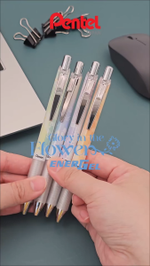 [HUANYO] Pentel Energel Glory in the Flower +2 0.5mm Retractable Gel Roller Pen (Black Ink)