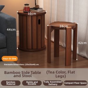 FWTDF | Rolling Stacking Round Stool