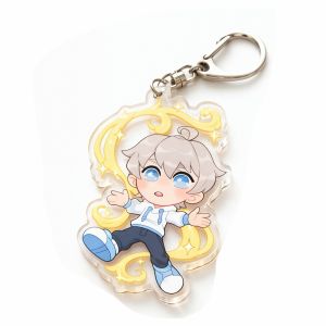 Bandai | for Popular Game Love and Deepspace Zayne Rafaye Xavier Caleb Sylus Acrylic Keychain Backpack Pendant Festival Gift Ornament