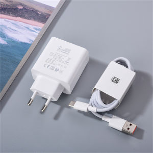 HUAWEI | Huawei Mate X7 X6 X5 66W Supercharge Fast Charger EU Power Adapter 6A Cable For Huawei P30 P40 P50 Mate 20 30 Pro Nova 14 13 12