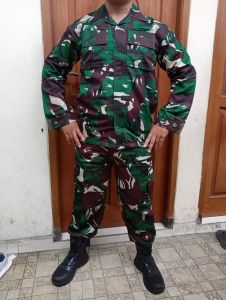 Baju PDL Pria Bahan Balotelli Warna Gelap Tidak Mudah Luntur