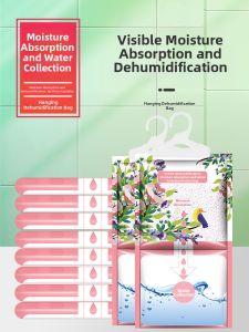 Hanging Dehumidifier Bag Cabinet Mold Proof Moisture Absorber Dryer for South Wind Humidity Control Household Essential