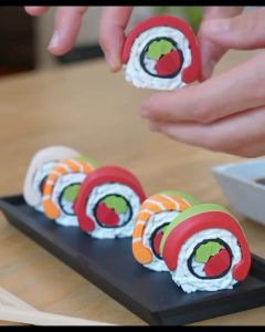 SLYCELAB Sushi Supplements 3D Printed Multifunctional Mini Storage Japan Desk Decor