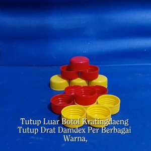 Tutup Luar Botol Klatingdeng SATUAN | Tutup Drat Dumex Pet Berbagai Warna Per 2Pcs & 10Pcs