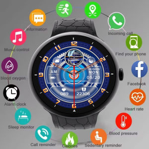 Ola Esporte  3D Smart Watch Games Caculator Health Monitor SmartWatch BT Phone Call Siri Voice Assistant Always On Display Bands