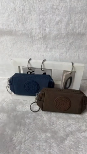 Coin Purse Card Holder Large Capacity Wallet Durable Zipper Waterproof Wallet with Keychain