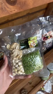 Set nguyên liệu sữa hạt: Cốm - Hạt sen - Hạt điều 115g