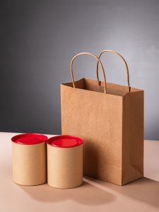 Hộp Đựng Trà Giấy Bò Dùng Chung Hộp Đựng Trà Đen Hộp Đựng Trà Hộp Đựng Quà Tặng Hộp Đựng Trà Đen Dung Tích 150g Hộp Đựng Trà