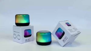 Portable Bluetooth Speaker With Mic & RGB Lights - Wireless HiFi Sound 24H Playtime For Home/Outdoor Parties  Waterproof TF Card/AUX Support