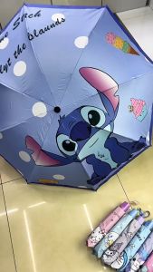 ร่มพับพกพากันฝน ร่มกันแดด ป้องกันUV แข็งแรงพกพาสะดวก ลายการ์ตูน พร้อมซองร่ม ร่มกับขนาดใหญ่ สวยๆ ๆ