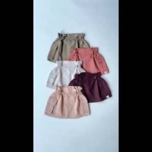 BOHOPANNA - LINEN BUCKET SKIRT BOHOPANNA - ROK ANAK - ROK BAYI - ROK CARGO ANAK