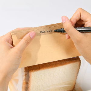 Reusable Kraft Paper Seal Strip Toast Bread Packaging Bag Sealer Clip Edge Roll Back And Forth Use Household Kitchen Tool