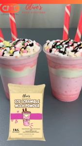 Olive’s Ice Scramble Milk Powder 1KG | Easy Mix | Creamy & Sweet | Perfect for Iskrambol