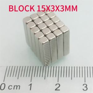 2024High Quality Neodymium Magnet Block N52 Neo Rare Earth Small Strong Rectangle Permanent Magnets Magnetic Materials NdFeB Square