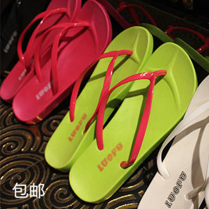 Pure Color Couple Flip-Flops Womens Rubber Men Casual Sandals Summer Non-Slip Flip-Flops Flats Beach Fashion Fashionmonger