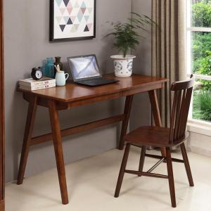 BOJIAJIAJU | Solid Wood Laptop Desk Bookshelf with Drawer