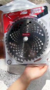 MAKITA ใบเลื่อยตัดหญ้า 9 นิ้ว 40T/40 ฟัน ใบตัดหญ้า ใบมีดตัดหญ้าวงเดือน ใบเลื่อยตัดหญ้า เลื่อยวงเดือนรังผึ้ง