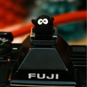 Adorable Resin Camera Hot Shoe Cover Devilish Coal Ball Camera Accessories Compatible with Canon Nikon Fuji Sony Digital Photography