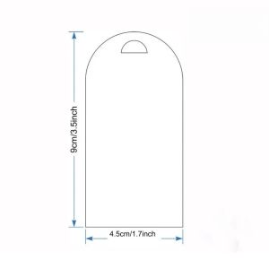 Clear Arch Acrylic Wedding Seat Card Blank Name Tag Nameplate Seat Card Wedding Decoration Hanging Sign Travel Gift Tags
