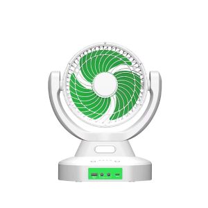 「China Plug」Portable Large Wind Power Fan with Solar and Battery Charging