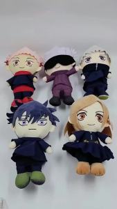 1-5pcs Jujutsu Kaisen Plush Toys Anime Gojo Plushies Fushiguro Megumi Kugisaki Nobara Gojo Satoru Soft Stuffed Dolls Kids Gifts