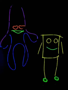 Local Luminous Colorful Glow Sticks Glowing in The Dark DIY Bracelet Necklace for Birthday Wedding Party Decor