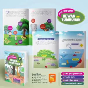 Ziyadbooks - Buku Anak - Kidzopedia Hewan Dan Tumbuhan Hard Cover