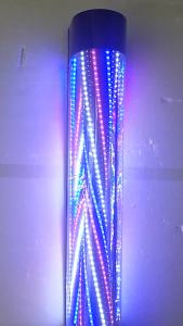 Wall-Mounted Shiny Crystal Half-Circle Colorful Fashion Light Box