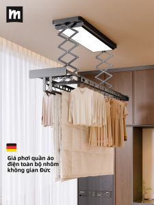 MINGZHI | Space-saving Automatic Aluminum Clothes Rack