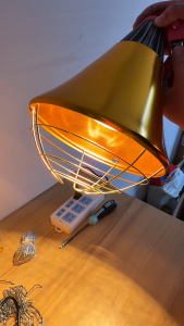 Breeding Light Full Metal Lampshade Extra Heavy Heating Lamp For Farm Pig Lamb Domestic Keep Warm