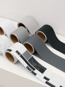 Self-Adhesive Baseboard Baseboard Wall Stickers PVC Waistline Living Room Transmission Line Window Sill Stickers Waterproof Moisture-Proof Door Frame Stickers