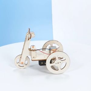Đô chơi gỗ lắp ráp có động cơ mẫu xe 3 bánh C-33 tiêu chuẩn STEM sáng tạo cho bé - Bộ đồ chơi trí tuệ kích thích trí thông minh và kiên nhẫn - Giúp bé hứng thú với khoa học bớt thời gian điện thoại