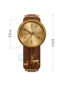 Đồng Hồ Gỗ Treo Tường Quả Lắc