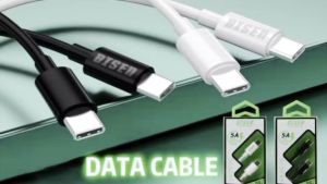 Bisen G-255 65w Type-C Fast Charging Data Cable 1 Meter Length For To Supported