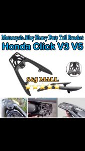 Motorcycle Rear Top Bracket For Honda Click 125/150 v3 version 3 raven v5 Bracket Tail Box Alloy Luggage Rack Heavy Duty