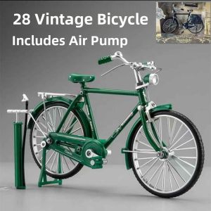 JINGQING | Vintage Retro Bicycle Model Toy 28-inch