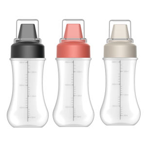 Porous Squeeze Sauce Bottle 350ML Tomato Honey Salad Dressing Container Kitchen Condiment Dispenser for Ketchup BBQ Sauces Oil