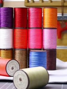 Round Leather Sewing Wax Thread Cord Handwork Knitting Craft Wax Thread for Leather DIY Project Necklace Bracelet Round 40Colors