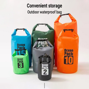 🔥Shipping from Philippines🔥Ocean Pack Waterproof Bag (2/3/5/10/20/30L) | Dry Bag Outdoor Travel Bucket Bag | Single Shoulder Backpack