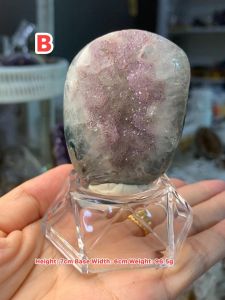 super deal 🌸 软糖水晶 细闪满花·粉润紫水晶 💜Soft Pinkish Amethyst with Micro Sparkles