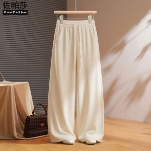 ZUOPASHA | Quần Đùi Dài Phối Lụa Sát Trơn Giảm Béo Cao Thắt Dây Đa Năng