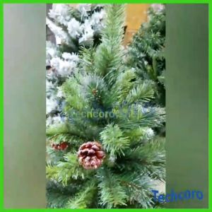 Cây thông Noel Xanh CHÍNH HÃNG - CHAANG CHIIA  3 loại lá gắn trái thông tán cực dày dặn trang trí giáng sinh cực đẹp