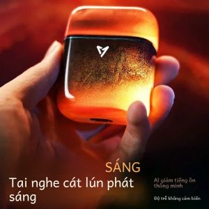 Tai Nghe Nhét Tai Luminous Quicksand Có Chức Năng Khử Tiếng Ồn Chủ Động Tai Nghe Chơi Game Không Dây Bluetooth Có Độ Trễ Thấp