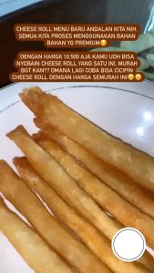 [READY MEDAN] Cheese Roll Coklat Keju Aroma Stik Keju Aroma Isi 8pcs Frozen Beku Viral Termurah Kriuk Manis Terenak