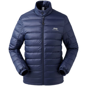 จี๊ป | แจ็คเก็ตขนเป็ดกาวาเรีย เสื้อแจ็คเก็ตกันลม อบอุ่น ระบายอากาศได้ดี เบา ทรงสั้น สำหรับการนอนกลางแจ้งในฤดูหนาว