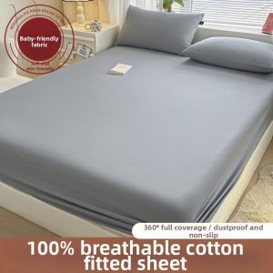 KAMONI | 100% Cotton Full Mattress Protector for Dorm Beds