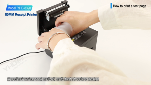 High Performance 80mm Thermal Printer USB/Bluetooth/LAN/WIFI Interface Optional Waterproof Auto Cutter ESC/POS Compatible Thermal Receipt Bill POS Printer for Supermarket Restaurant