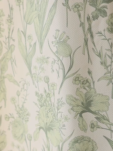 STYLES ASIA 85% Blackout Floral Printed Curtain Polyester Window Drapes for Bedroom Living Room Home Decor
