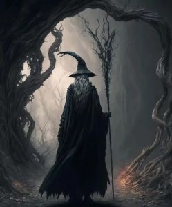 BILIBILI | Gothic Magic World Dark Academia Wall Art Crow Demon The Witch Canvas Painting Poster Prints For Living Room Home Decor