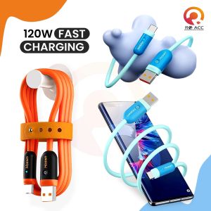 [RO ACC] NVN-KD48 CANDY COLOUR KABEL DATA CHARGER TYPE TIPE C 120W FAST CHARGING